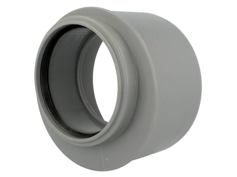 Valsir Ablaufrohr HT Reduzierstück Übergangsstück mit 1x Steckmuffe, Ø 110/75 mm exzentrisch von Valsir