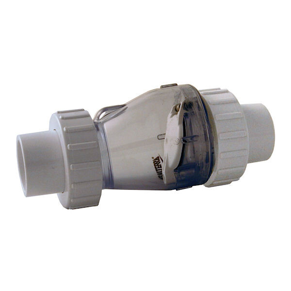 transparentes Rückschlagventil 50mm (ohne Feder) von Valterra