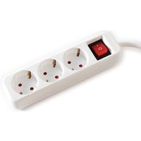 Value 19.99.1078 Steckdosenleiste mit Schalter Weiß Schutzkontakt 1St. von Value