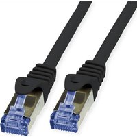 Value 21.99.0721 RJ45 Netzwerkkabel, Patchkabel CAT 6a S/FTP 30m Schwarz 1St. von Value