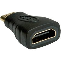 Value 12.99.3152 Adapter [1x HDMI-Stecker C Mini - 1x HDMI-Buchse] Schwarz von Value
