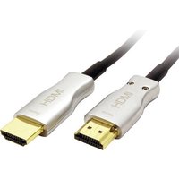 Value HDMI Anschlusskabel HDMI-A Stecker, HDMI-A Stecker 50.00m Silber 14.99.3482 Geschirmt HDMI-Kab von Value
