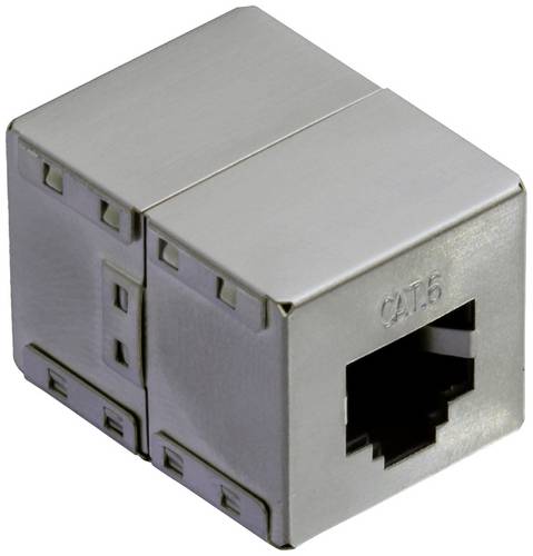 Value RJ45-Kupplung RJ45 Adapter CAT 6 Silber Value RJ45-Kupplung RJ45 Adapter CAT 6 Silber von Value