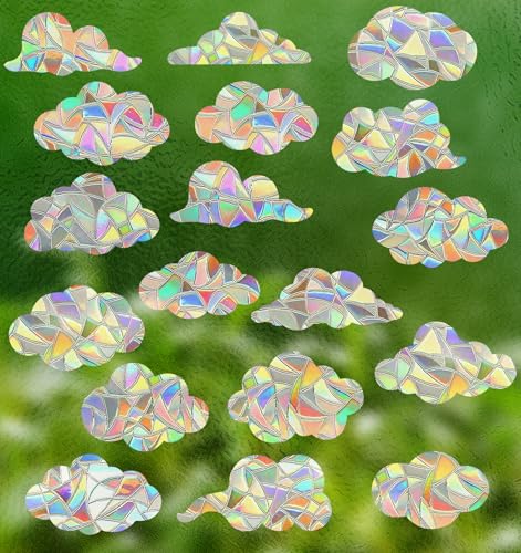 18Pcs Prisma Fensteraufkleber, Suncatcher Sticker PVC-Folien mit Regenbogen-Effekt, Ideal für Vogelschutz Einfache Anwendung Wiederverwendbar Dekorative Fensterbilder für Wohnung Balkonfenster 18Pcs Prisma Fensteraufkleber, Suncatcher Sticker PVC-Folien mit Regenbogen-Effekt, Ideal für Vogelschutz Einfache Anwendung Wiederverwendbar Dekorative Fensterbilder für Wohnung Balkonfenster von ValueBargain