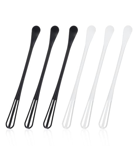 6 Stück Mini Schneebesen, Kleiner Schneebesen Mini für Tassen aus PP-Kunststoff Ungiftig und Spülmaschinenfest zum Aufschäumen Rühren Oder Kochen, Ideal für Milchschaum Heiße Getränke und Backen 6 Stück Mini Schneebesen, Kleiner Schneebesen Mini für Tassen aus PP-Kunststoff Ungiftig und Spülmaschinenfest zum Aufschäumen Rühren Oder Kochen, Ideal für Milchschaum Heiße Getränke und Backen von ValueBargain