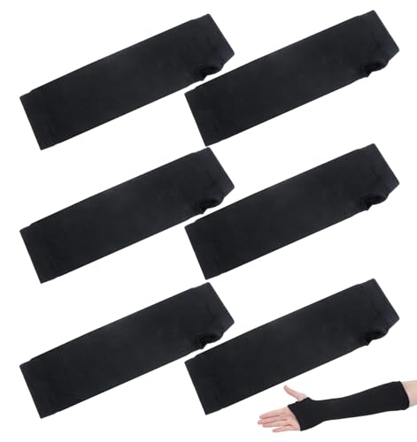ValueBargain 6 Paar Unterarmschutz, Armschutz Schnittfeste Ärmel, Bequeme und Atmungsaktive für Herren Damen, Ideal für Garten, Küche, Kochen und Handwerk (Schwarz) von ValueBargain