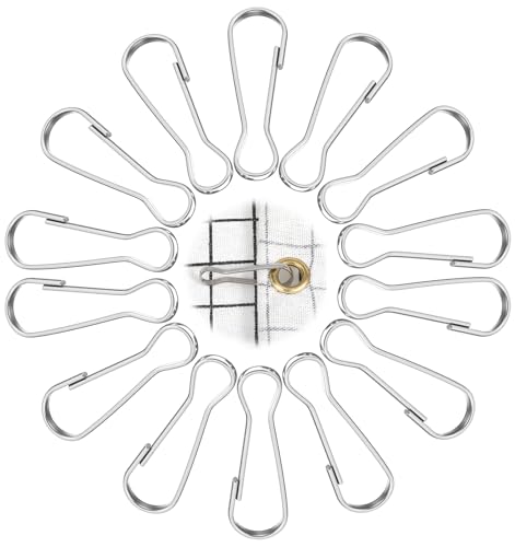 ValueBargain Fahnenmast-Clips zum Halten von Flaggen, 40 Stück, Edelstahl, Metall, robuste Fahnenmast-Clips, rostfreie Karabinerhaken für Banner, Boote, Fahnenmast, einfach zu installieren ValueBargain Fahnenmast-Clips zum Halten von Flaggen, 40 Stück, Edelstahl, Metall, robuste Fahnenmast-Clips, rostfreie Karabinerhaken für Banner, Boote, Fahnenmast, einfach zu installieren von ValueBargain