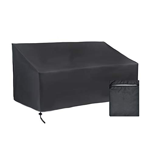 ValueHall Gartenbank Abdeckung Wasserdicht 420D Oxford Gewebe Gartenmöbel Abdeckung Bankabdeckung Garten Sofabezug Sofa Abdeckung Schutzhülle für Gartenbank Outdoor Garten Möbel V1C03 (3-Sitzer) von ValueHall