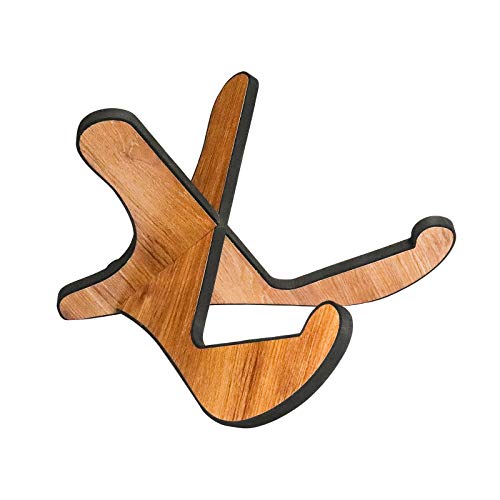 ValueHall Gitarrenständer Holz Tragbarer Gitarrenhalterung Anti-Rutsch Musikinstrument Ständer Ukulele Ständer Holz für Akustik Klassische Gitarren Bass Ukulele V1B06 von ValueHall