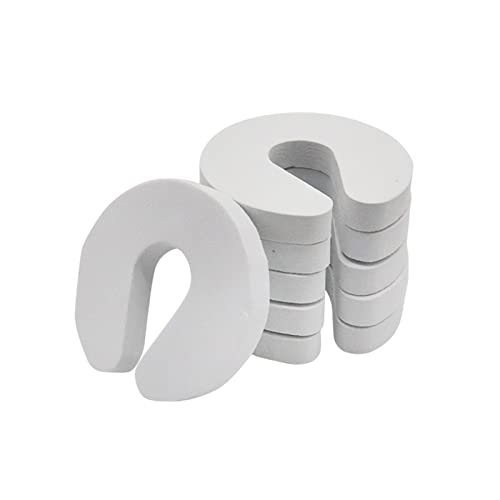 ValueHall Schaumstoff Türstopper 6 Stück Klemmschutz für Türen Premium Finger Klemmschutz C Förmige Türstopper Schaumstoff für Kinder im Zimmer Eingesperrt Werden Verhindert Fingerverletzungen V1D09 von ValueHall