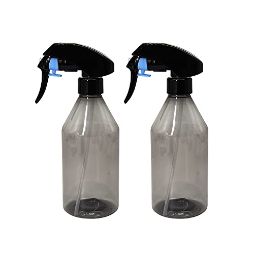 ValueHall Sprühflasche 2 Stück 300ml Zerstäuber Pflanzen Blumensprüher Leere Sprühflasche für Reinigungslösung Gartenarbeit Trigger Wasser Leersprüher V1D03 (Schwarz) von ValueHall