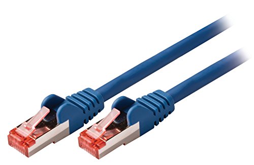 Valueline vlcp85221l025 0.25 m Cat6 S/FTP (S-STP) blau – Netzwerkkabel (RJ-45, RJ-45, Männlich/männlich, Gold, 10/100/1000Base-T (X), CAT6) von Valueline