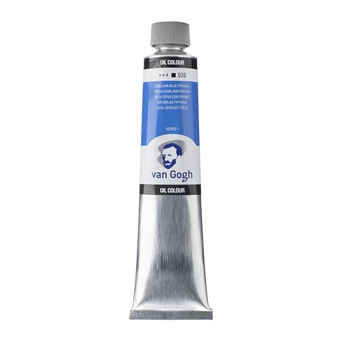 Van Gogh Ölfarbe, 200ml Tube, Cölinblau (Phthalo) 535 von Talens