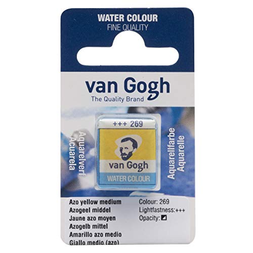 Van Gogh Aquarellfarbe, halber Näpfchen, Azogelb mittel 269 von Van Gogh