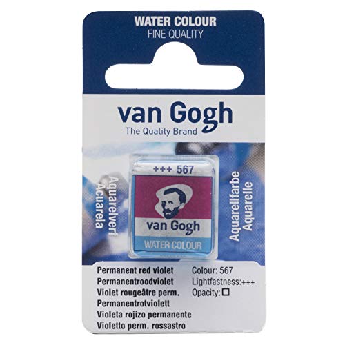 Van Gogh Aquarellfarbe, Perm. Rotviolett 1-2 Napf [Spielzeug] von Van Gogh