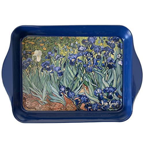 Van Gogh Iris Taschenleer, Metall, 21 x 14 x 1 cm von Enesco