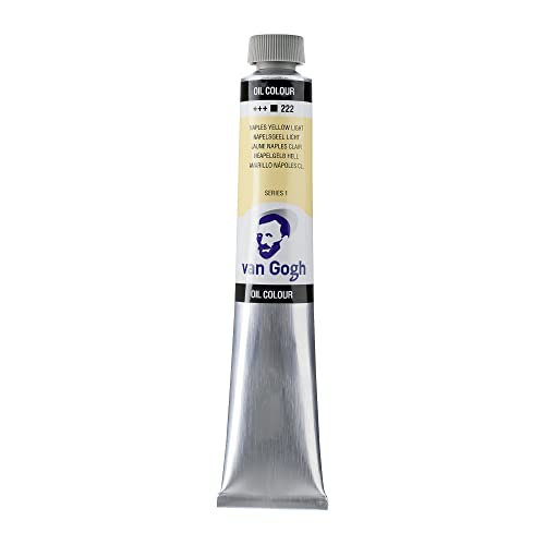 Van Gogh Ölfarbe - Neapelgelb hell 222-60 ml Tube - Hochpigmentiert - Deckkräftig - Serie 1 - +++ Lichtechtheit - Ideal für Künstler und Studenten von Van Gogh