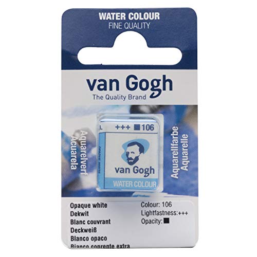 Van Gogh Aquarellfarbe, halber Näpfchen, Deckweiß 106 von Van Gogh