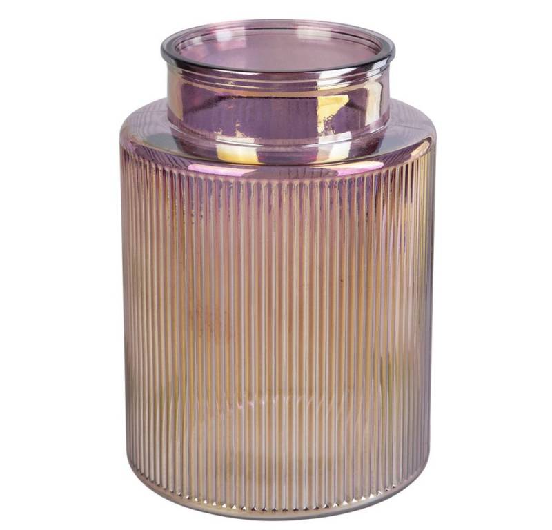 Van Manen Dekovase Glasvase - Lila - ca. 15 x 21 cm von Van Manen