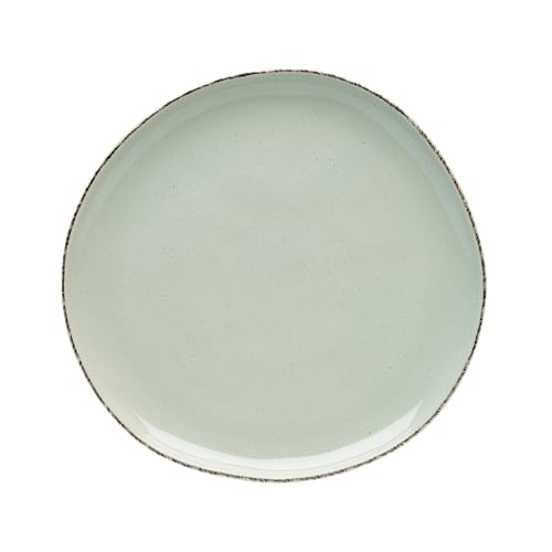 Van Well | URBAN Eßteller flach grün 27,0 cm - Steinzeug modernes Geschirr, funktional & stylish von Van Well