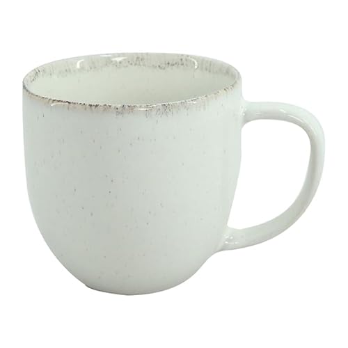 Van Well | URBAN Kaffeebecher 32 cl creme - Steinzeug stylisch, handlicher Kaffee - Tee Becher von Van Well