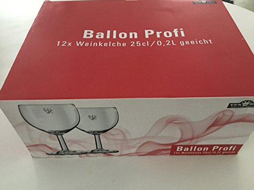 Van Well | Weinglas Ballon Profi 0,2L /-/ 25,0CL 12er Set von Van Well