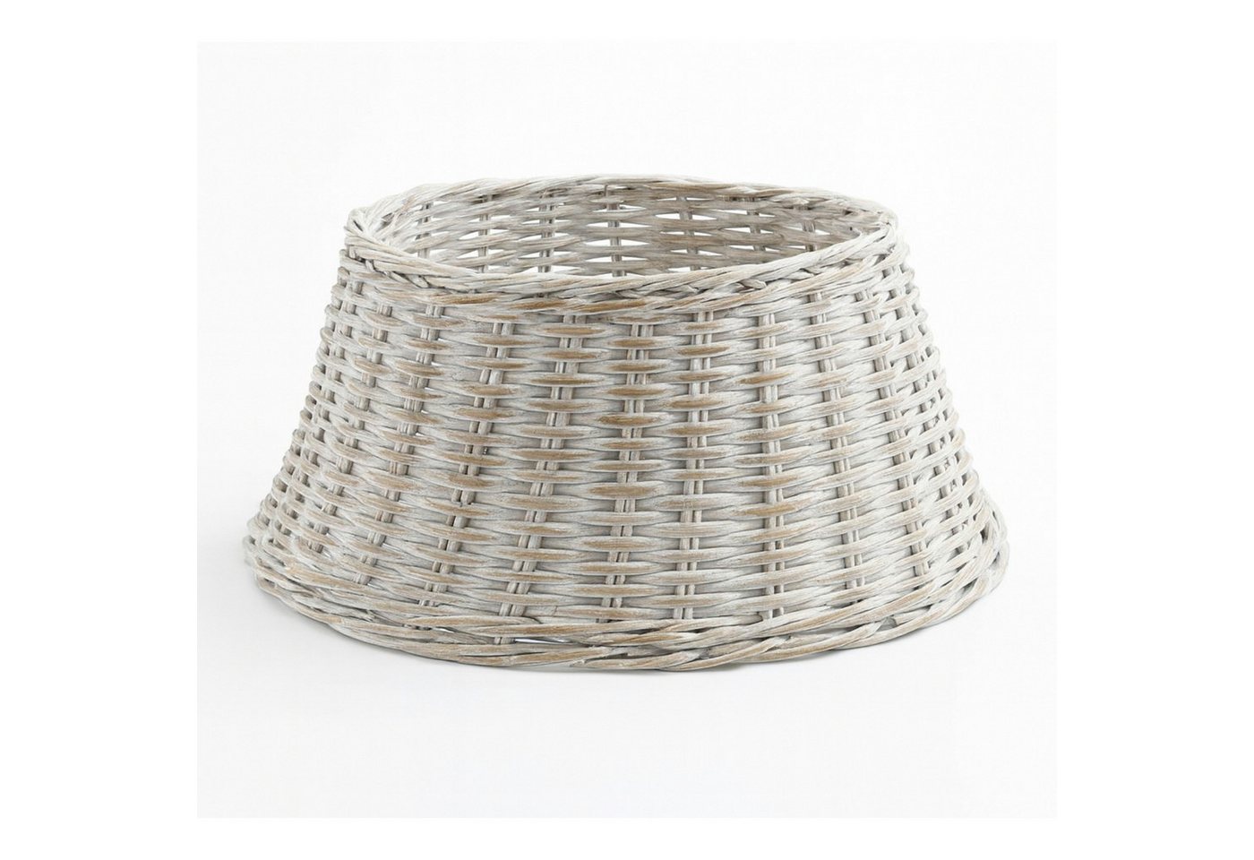 Van der Leeden Christbaumschmuck Weihnachtsbaumrock Weihnachtsschmuck Christbaumrock Ø60cm (1-tlg), Naturprodukt, Braun, Handmade, Rattan-geflecht, Höhe 26cm von Van der Leeden