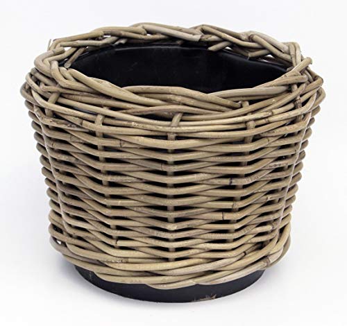 Drypot 901253 Rattan-Korb, rund, 27 x 20 cm von Van der Leeden