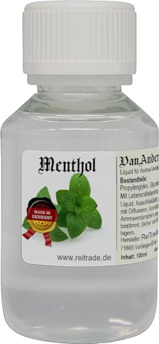 100 ml VanAnderen Liquid für Aroma-Verdampfer und Diffusoren Menthol 100 ml VanAnderen Liquid für Aroma-Verdampfer und Diffusoren Menthol von VanAnderen