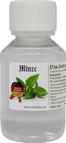 100 ml VanAnderen Liquid für Aroma-Verdampfer und Diffusoren Minze 100 ml VanAnderen Liquid für Aroma-Verdampfer und Diffusoren Minze von VanAnderen