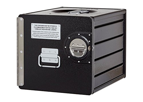 VanDeBord Aktenschrank, Schubladenschrank, Metallschrank klein, Schreibtisch Aufbewahrungsbox, Büroschrank, Industrial Möbel, vormontiert, 27,9 x 29,1 x 39,5, Bord Box M, Schwarz von VanDeBord