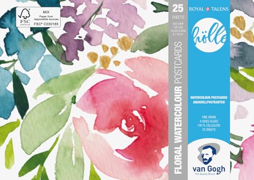 Van Gogh Aquarellpapier - Frau Hölle Edition Postkarten - A6 10,5x14,8cm - 25 Blatt - 300gsm säurefreier Zellstoff - feinkörnige Textur - ideal für Aquarelle, Acryl, Gouache Van Gogh Aquarellpapier - Frau Hölle Edition Postkarten - A6 10,5x14,8cm - 25 Blatt - 300gsm säurefreier Zellstoff - feinkörnige Textur - ideal für Aquarelle, Acryl, Gouache von Van Gogh