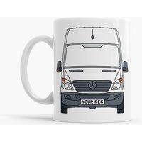 Mercedes Sprinter Große Tasse Untersetzer Set | Frühstückstee Kaffeebecher Wohnwagen Geschenk #vanlife 11Oz von VanLifeAdventure
