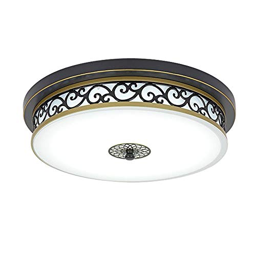 18W LED Antik Deckenleuchte Flurlampe Retro Deckenlampe Vintage Rund Design Metall Eisen Glas Lampeschirm Wohnzimmer Esszimmer Schlafzimmer Bad Küche Decken Leuchten Schwarz Ø30cm 18W LED Antik Deckenleuchte Flurlampe Retro Deckenlampe Vintage Rund Design Metall Eisen Glas Lampeschirm Wohnzimmer Esszimmer Schlafzimmer Bad Küche Decken Leuchten Schwarz Ø30cm von VanMe