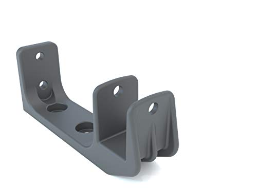 VANA SPP059, 40mm, Aluminium, grau, 1-Stück, Decken- und Wandhalterung mit Befestigung, Markisen Kombihalterung von Vana Vana Deutschland Gmbh