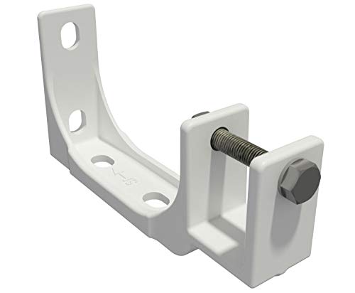 VANA SPP059, 40mm, Stahl, weiß, 1-Stück, Decken- und Wandhalterung mit Befetigung Markisen Kombihalterung von Vana Vana Deutschland Gmbh