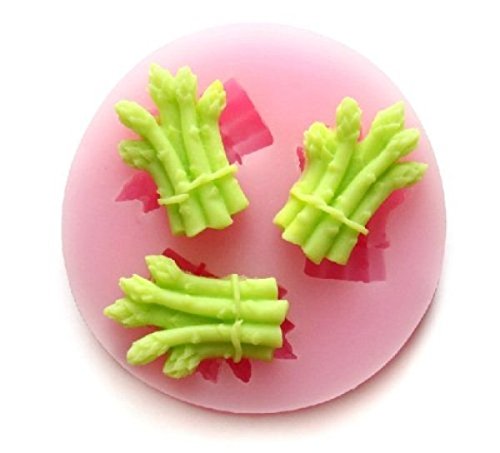 Vancgoods Mini netter Bambussprosse Silikon-Kuchendekoration Fondant-Form-Form Prägeform Kuchen-Deckel Zuckerfertigkeit Polymerharz Lehm Formen Mold von Vancgoods