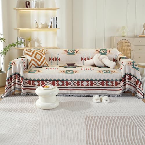 VanderHOME Baumwolle Couch Überwurf, Sofa Überzug 2/3/4 Sitzer, Multifunktionaler kuscheldecke, Artistic kuscheldecke, Wendbare Sofadecke 180 * 130cm-Geometrische Kunst VanderHOME Baumwolle Couch Überwurf, Sofa Überzug 2/3/4 Sitzer, Multifunktionaler kuscheldecke, Artistic kuscheldecke, Wendbare Sofadecke 180 * 130cm-Geometrische Kunst von VanderHOME