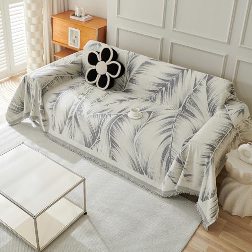 VanderHOME Reversible Sofa Überwurf Chenille Weiche Sofadecke 1 2 3 4 Sitzer Vielseitige Couch Überwurf für Sofa mit Quasten, Dekorative Plaid Decke für Sofa 180 * 130cm-Grau VanderHOME Reversible Sofa Überwurf Chenille Weiche Sofadecke 1 2 3 4 Sitzer Vielseitige Couch Überwurf für Sofa mit Quasten, Dekorative Plaid Decke für Sofa 180 * 130cm-Grau von VanderHOME