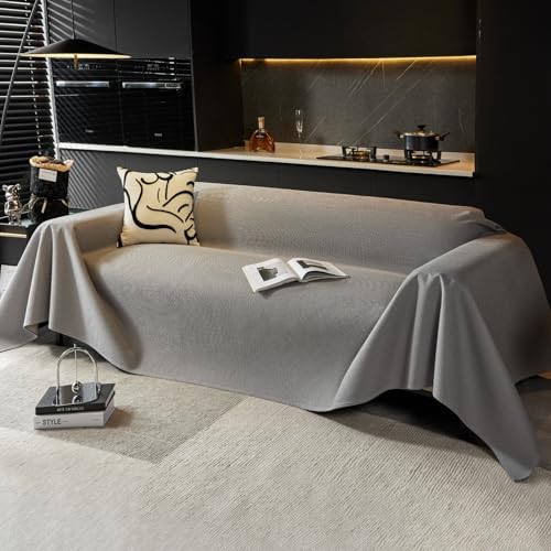 VanderHOME Waffel Sofaüberwurf wasserdichte Sofaüberwurf Antirutsch Sofahusse Schutz vor Haustier Katze Hunde Sofa überwurf 190 * 300cm-Hellgrau VanderHOME Waffel Sofaüberwurf wasserdichte Sofaüberwurf Antirutsch Sofahusse Schutz vor Haustier Katze Hunde Sofa überwurf 190 * 300cm-Hellgrau von VanderHOME