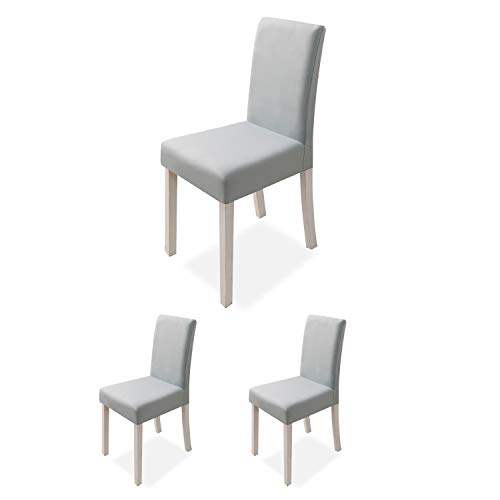 VanderHome Stuhlhussen Stretch Esszimmer Stuhlhussen Polyester Stuhl Sitzschutz Schonbezug für Küche Hochzeit Partys Bankett 2 Stück Set, Grau VanderHome Stuhlhussen Stretch Esszimmer Stuhlhussen Polyester Stuhl Sitzschutz Schonbezug für Küche Hochzeit Partys Bankett 2 Stück Set, Grau von VanderHome