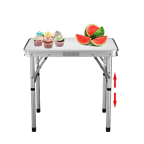 Picknick-Tische im Freien zusammenklappbaren Tisch 60x45x26~56 cm Portable Folding Camping Picknick-Tisch, platzsparende Fold Down Schreibtisch für Essen, Küche kleine Kinder schreiben Tisch von Vandise