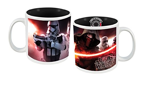 Joy Toy 99762 Star Wars Episode VII - Maxi-Kermiktasse mit Kylo Ren und Storm Troopern im Geschenkpackung, 591 ml, 14 x 10 x 10,5 cm von Vandor