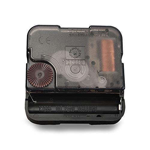 Youngtown Quarz DIY Wanduhr Bewegungsmechanismen Batteriebetriebene DIY Ersatzteile Ersatz, 0,71 Zoll Gesamtwellenlänge von Vangold