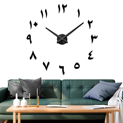 Vangold Arabische Moderne Mute DIY große Wanduhr 3D Aufkleber Home Office Decor Geschenk Vangold Arabische Moderne Mute DIY große Wanduhr 3D Aufkleber Home Office Decor Geschenk von Vangold