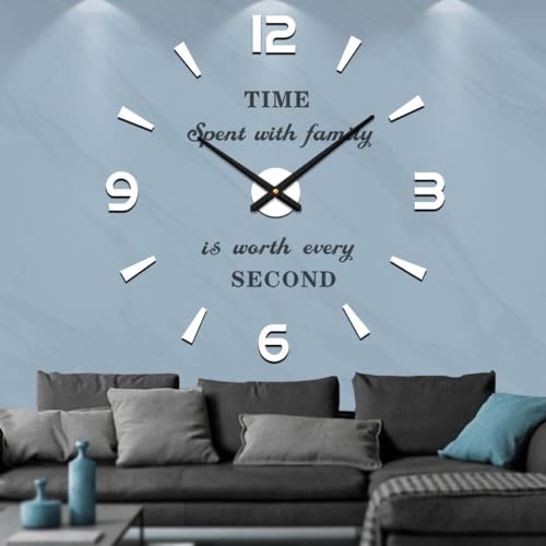 Vangold Moderne Mute DIY große Wanduhr 3D Aufkleber Big Wanduhren für Home Office Decor Geschenk Vangold Moderne Mute DIY große Wanduhr 3D Aufkleber Big Wanduhren für Home Office Decor Geschenk von Vangold