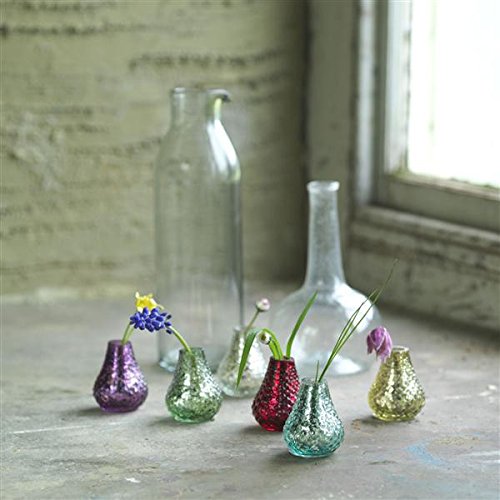 Bunte Väschen 6er Set I Mini Vasen Vintage Finish I Tischdeko Hochzeit Taufe I Glasvasen klein Bunte Väschen 6er Set I Mini Vasen Vintage Finish I Tischdeko Hochzeit Taufe I Glasvasen klein von Vanharte