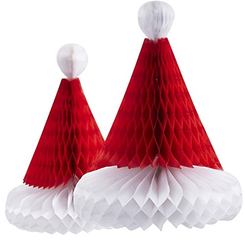 Honeycomb Weihnachtsmann-Mützen 2er Set von Vanharte
