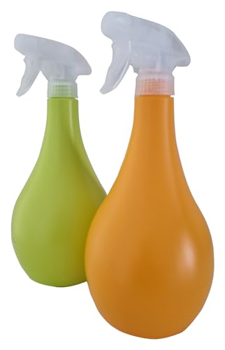 Vani Sprühflasche zum Befüllen - 3X Pump-Spray für Pflanzenpflege, Reinigungsmittel & Friseur-Spray - Blumen-Sprüher Sprühflasche - 3er Set - je 1 L von Vani
