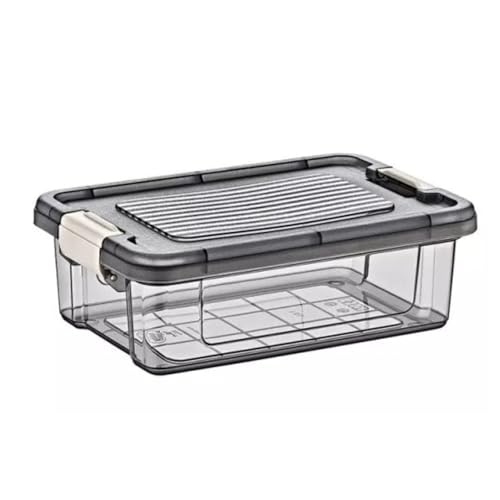 Vani Stapelbare Aufbewahrungsbox mit Deckel (1.5-20 Liter) - BPA-Frei - Kunststoffbox mit Tragegriffen - Lagerbox (6 Liter) von Vani